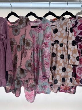 Posh peanut 2T bodysuit dress bundle of 6